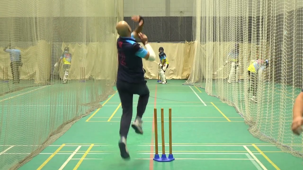 SALMAN SARFRAZ (2) IN SHARKS CRICKET ACADEMY WINTER TRAINING 2024