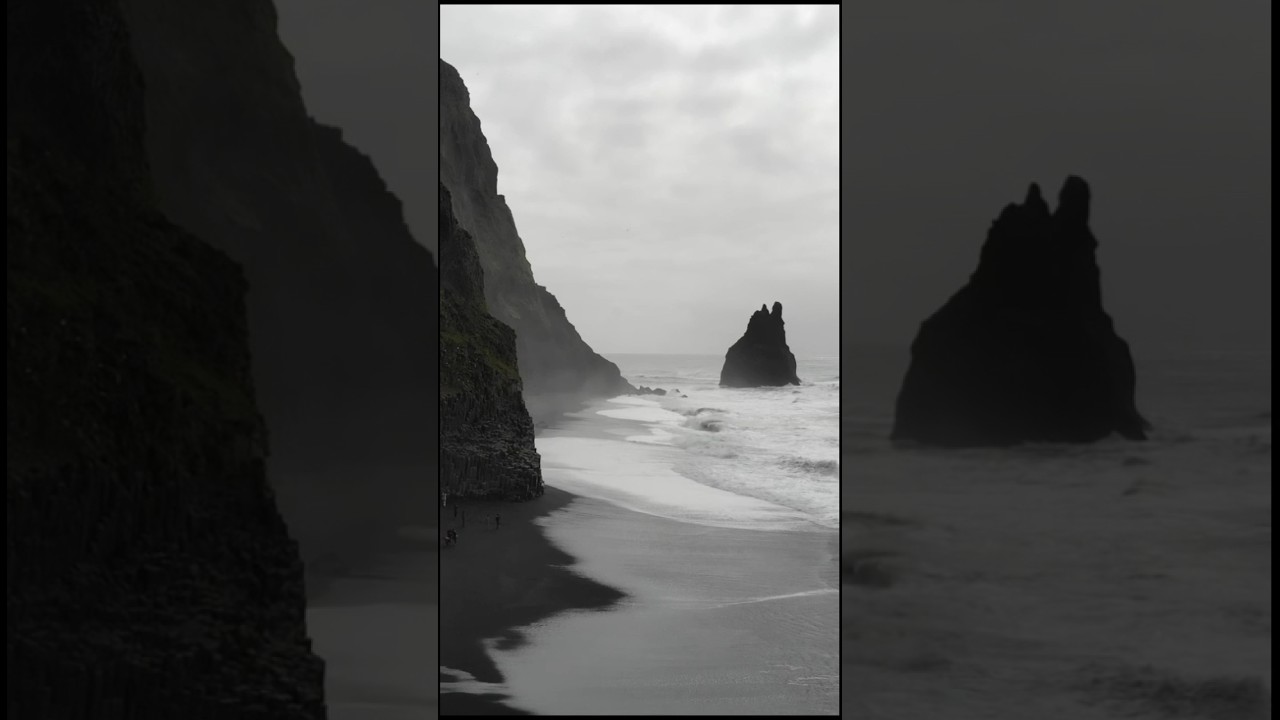As&iacute; es la poderosa PLAYA NEGRA m&aacute;s famosa de Islandia 🇮🇸 #viajar #islandia #travel #viajeros