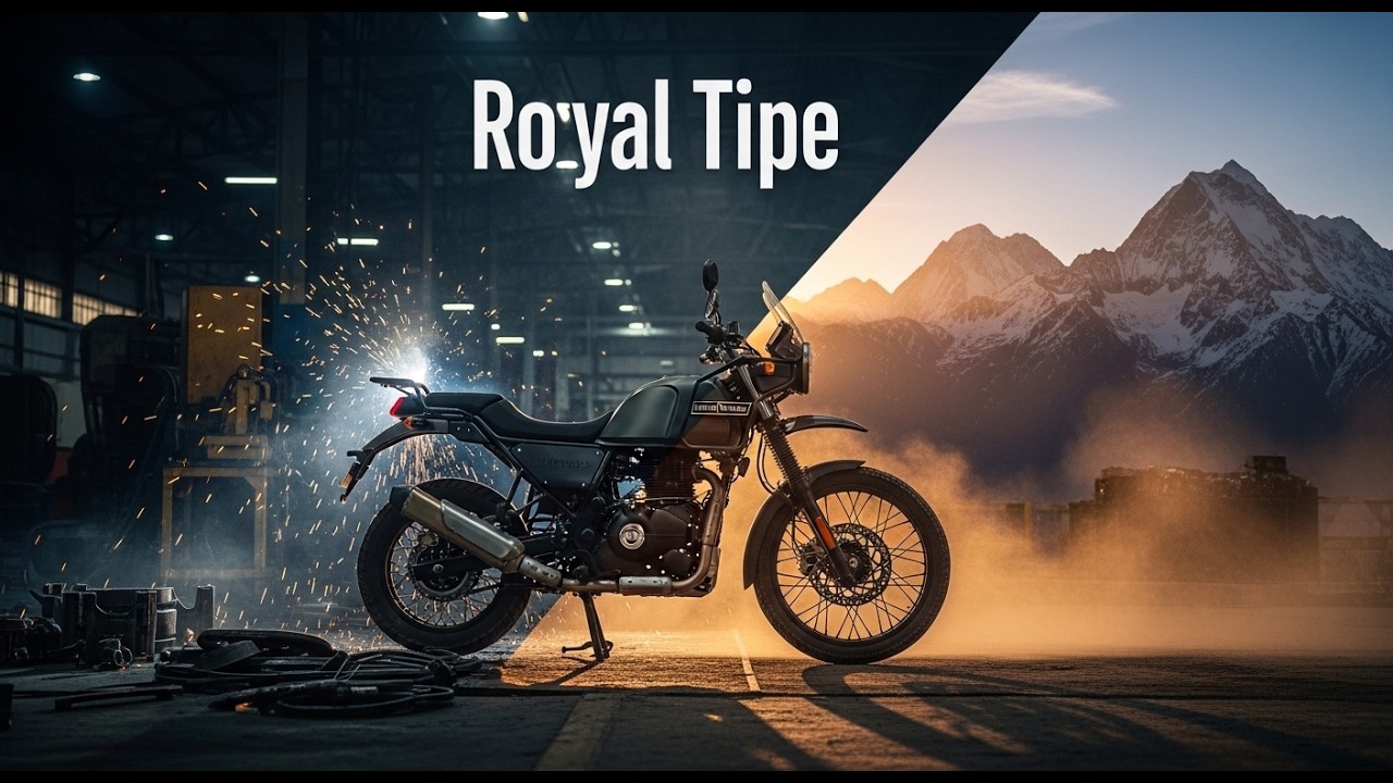 “How the Royal Enfield Himalayan Is Born — From Raw Steel to Mountain Beast”