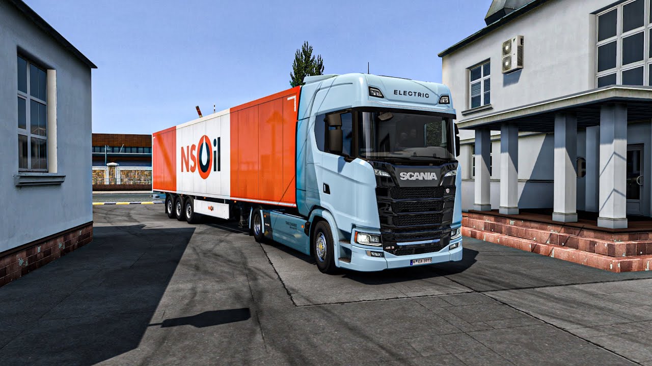 SCANIA EV Drive Through Berlin To Poland | Euro Truck Simulator 2