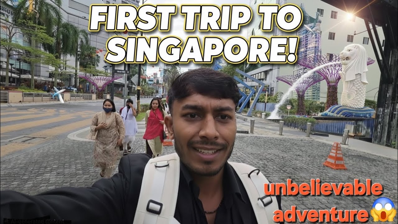 First trip to visit Singapore with my friends whom is also first trip 