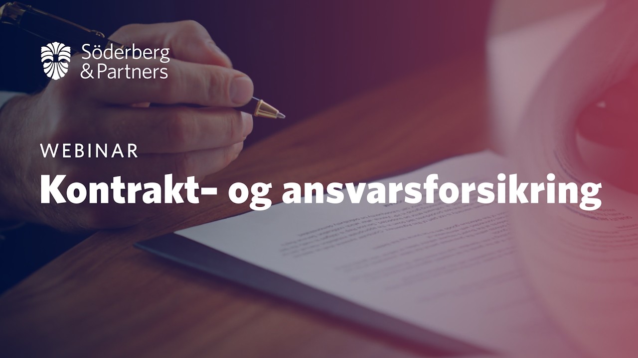 Kontraktskrav og ansvarsforsikring – når én setning kan velte hele risikobildet.