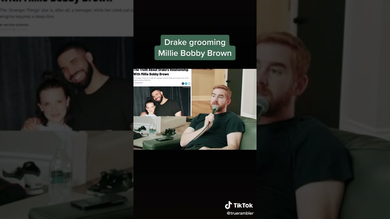 Drake is grooming Millie bobby brown #shorts #drake #milliebobbybrown