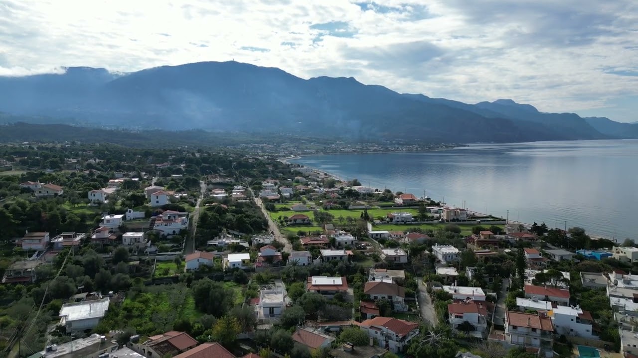Alepochori view from drone