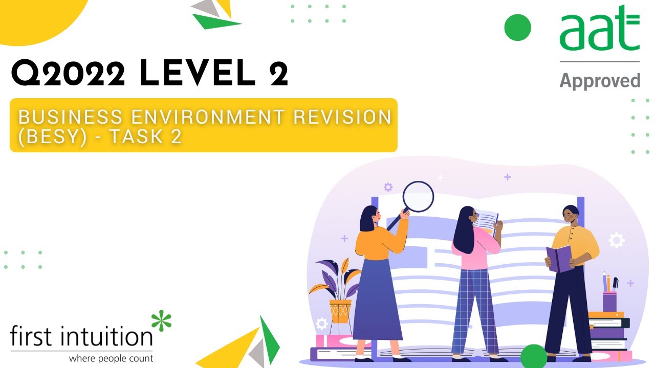AAT Q2022 Level 2 Business Environment Revision - Task 2 - First Intuition