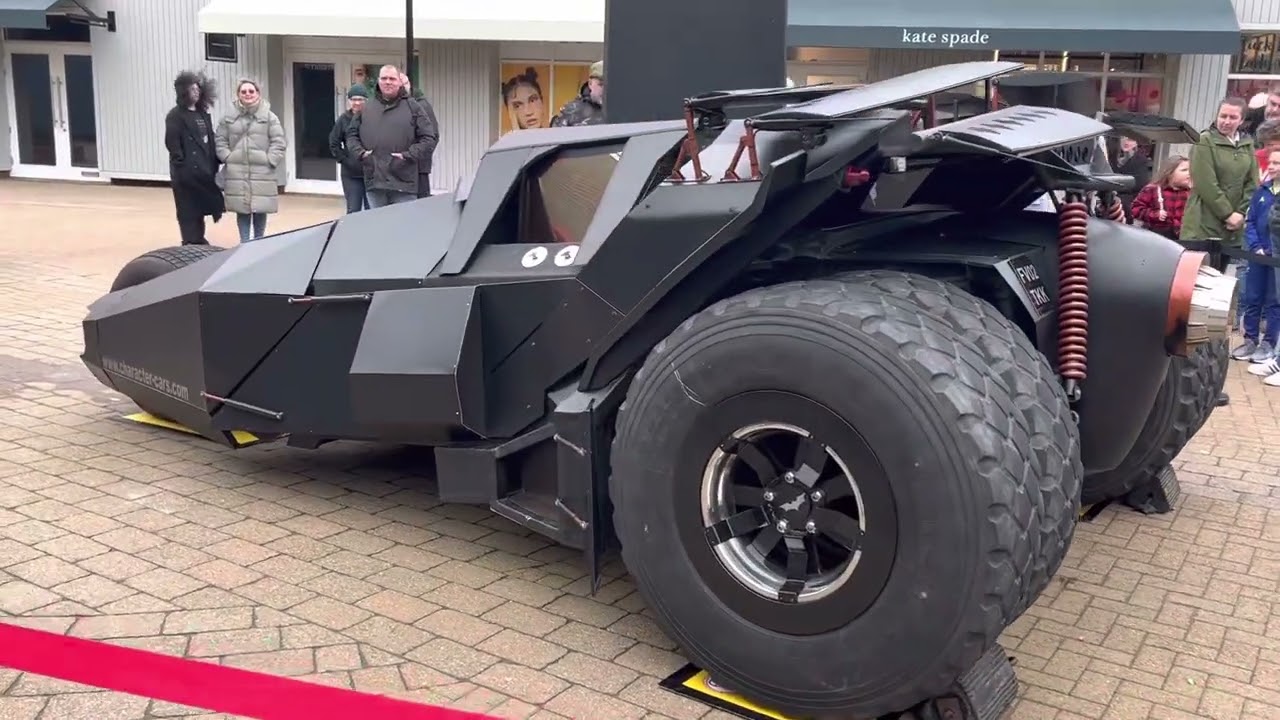 Dark Knight Tumbler. Engine Running. Gretna 2023