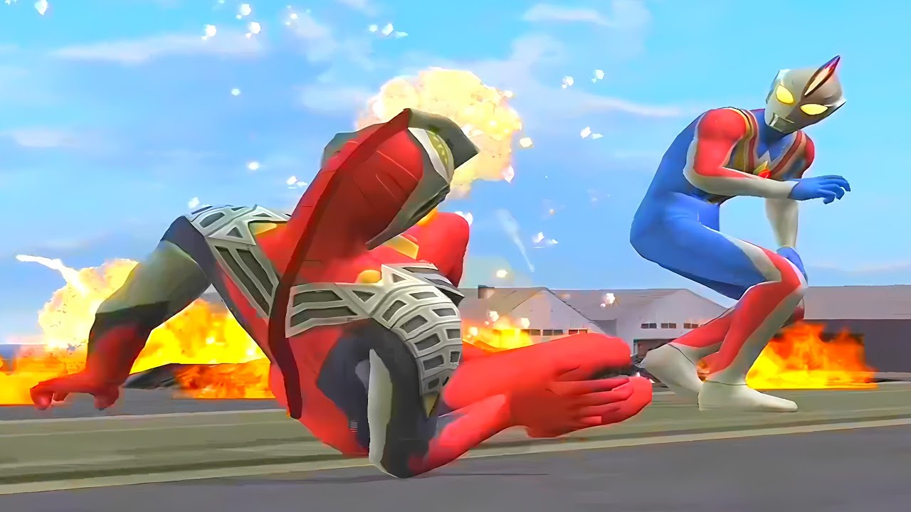 ウルトラマン COSMOS VS ULTRAMAN JUSTICE, GOMORA VS TWINTAIL, GAIA VS AGUL, ZETTON VS ALIEN DADA #ウルトラマン