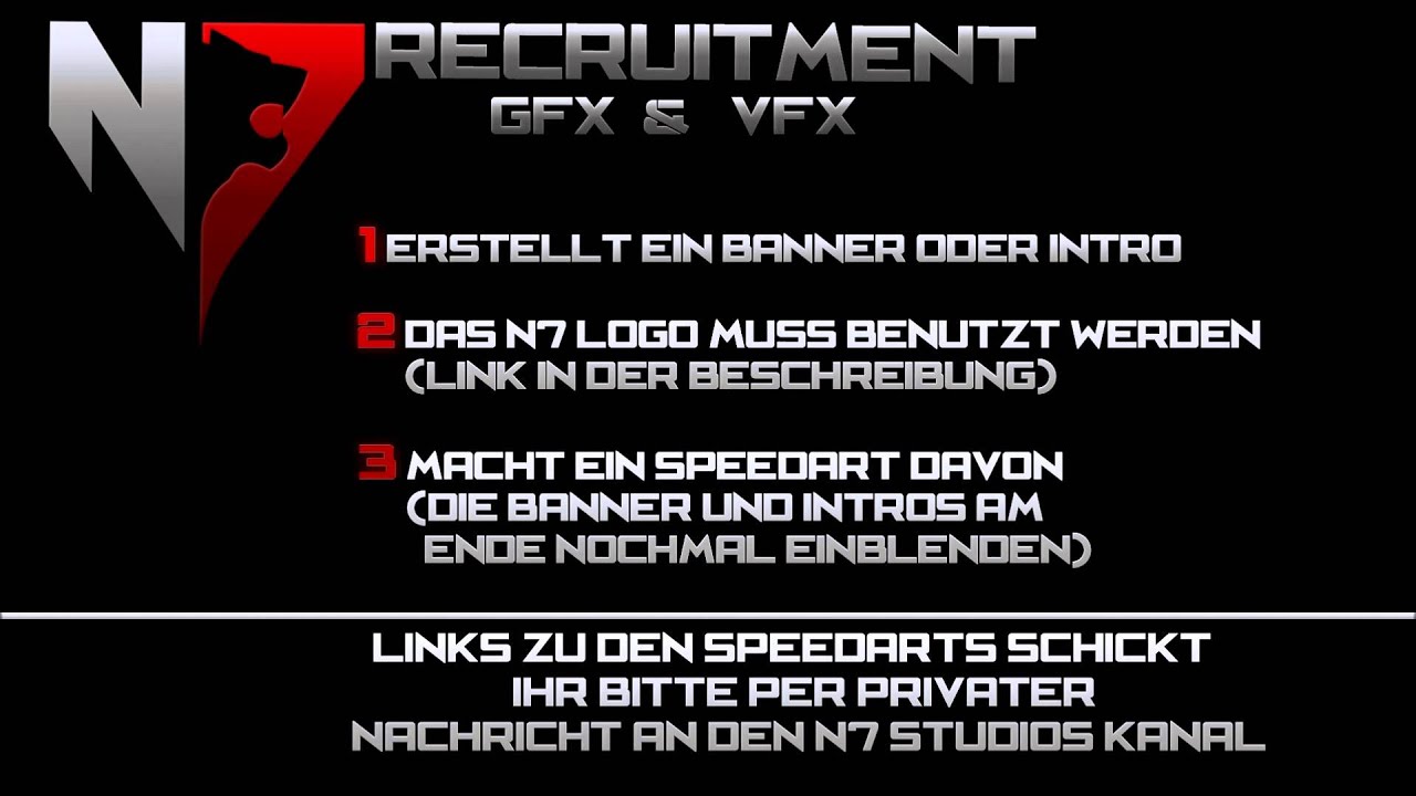 N7 Nation Recruitment ! - N7 Studios