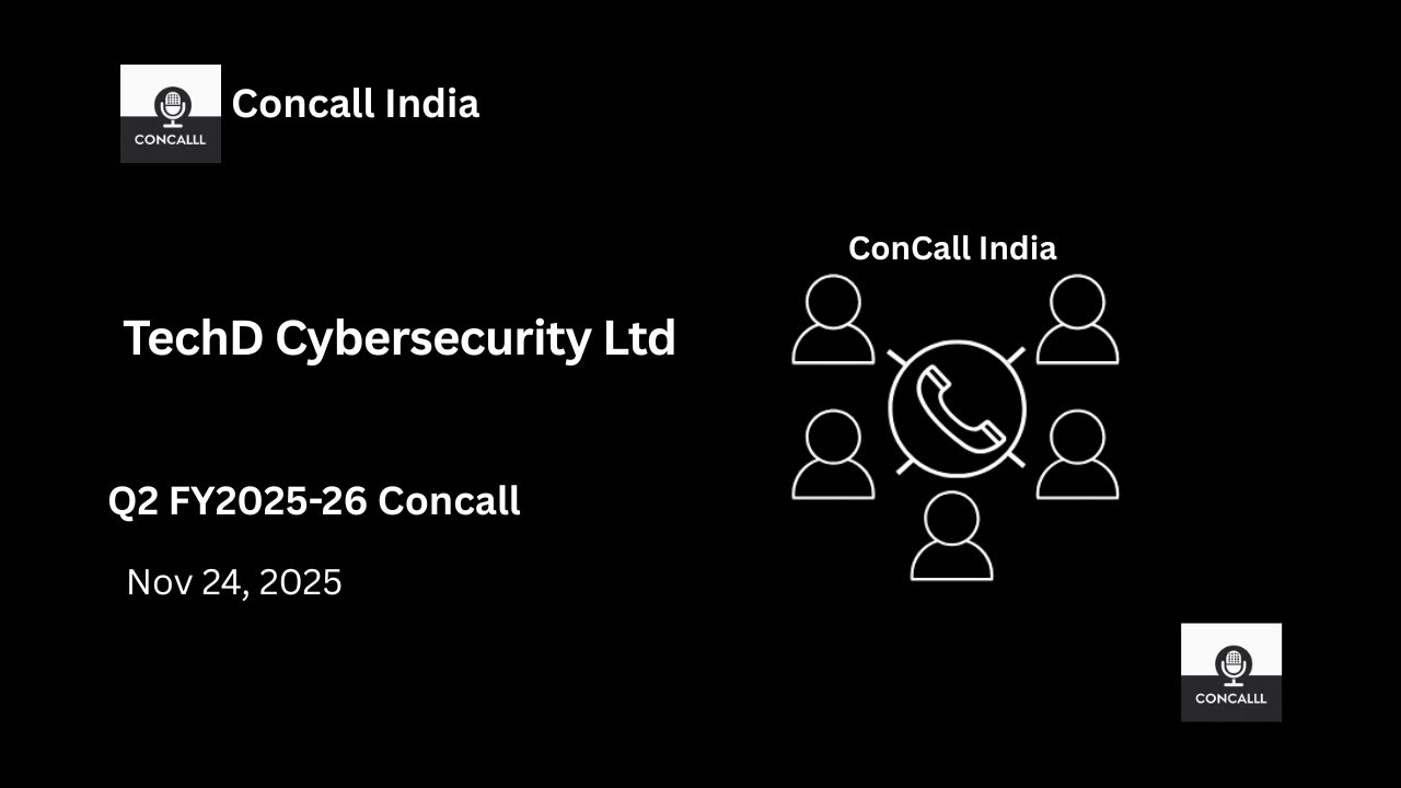 TechD Cybersecurity Ltd Q2 FY2025-26 Concall