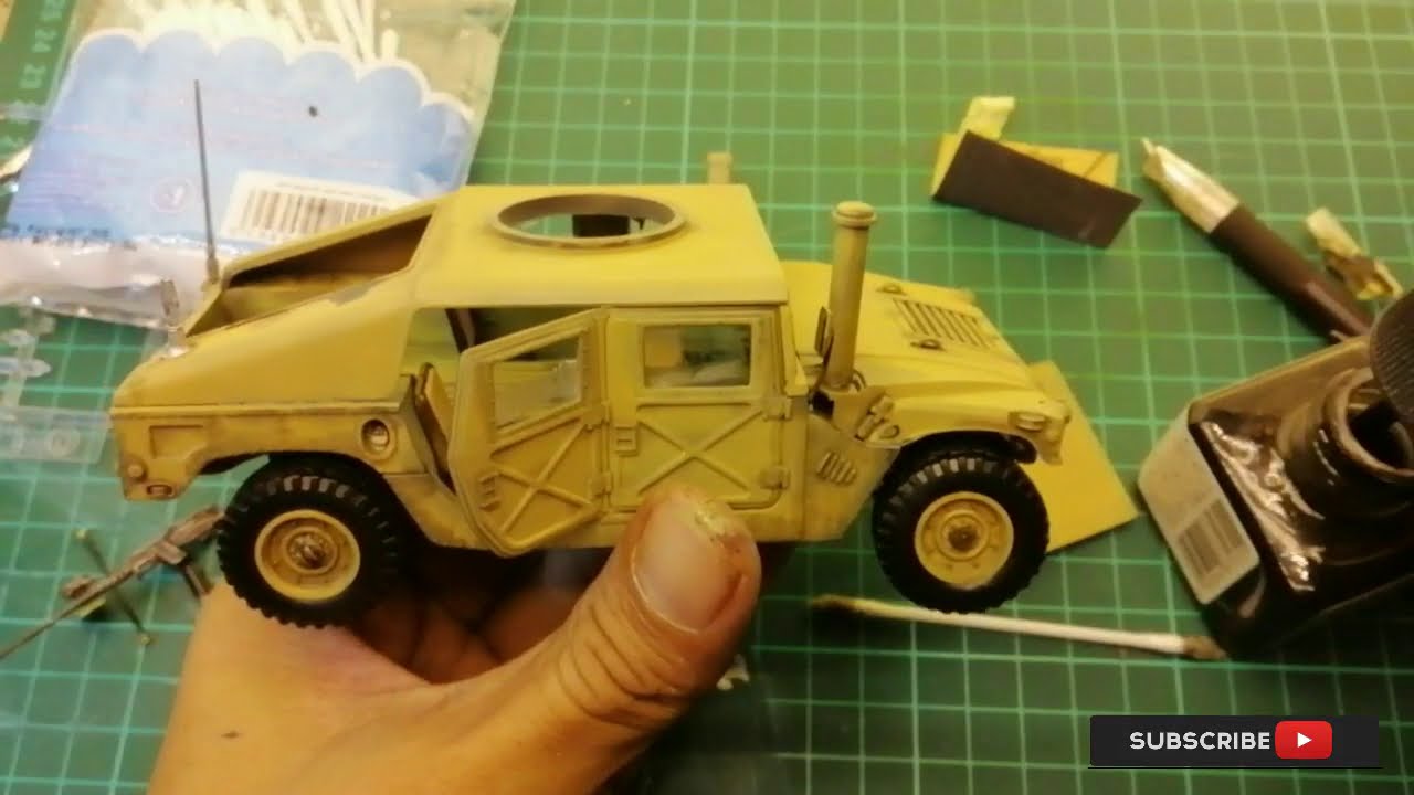 🇺🇸 One of the most powerfull tacticals Vehicle - Humvee M1025 Armored Vehicle skala 1/35 Full Build