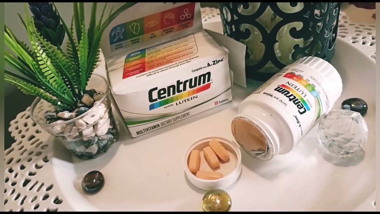 اقراص سنتروم مع لوتين، مكمل غذائي بالفيتامينات والمعادن المتعددة_ Centrum Lutein