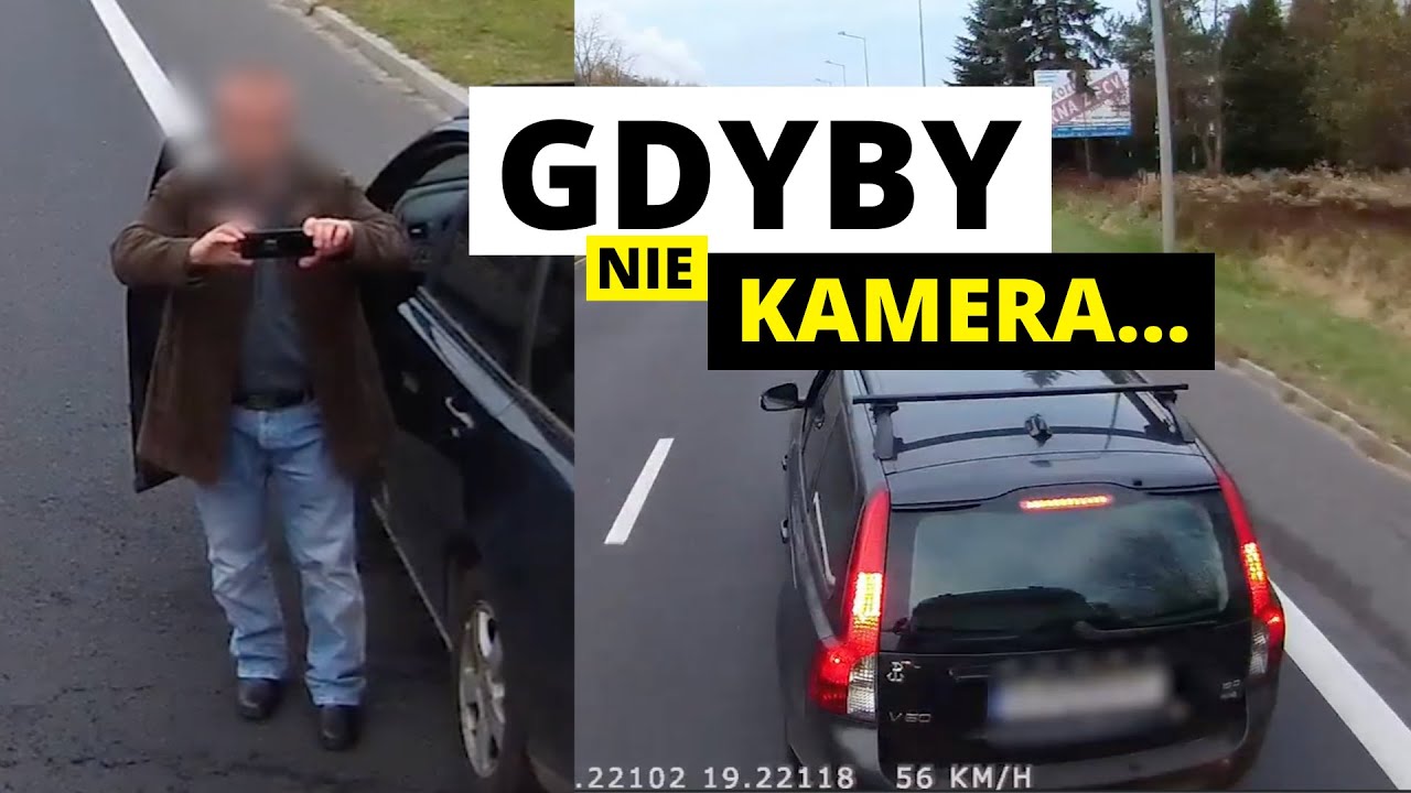 Spowodował kolizję i zadzwonił na policję. Nie wiedział, że jest nagranie.