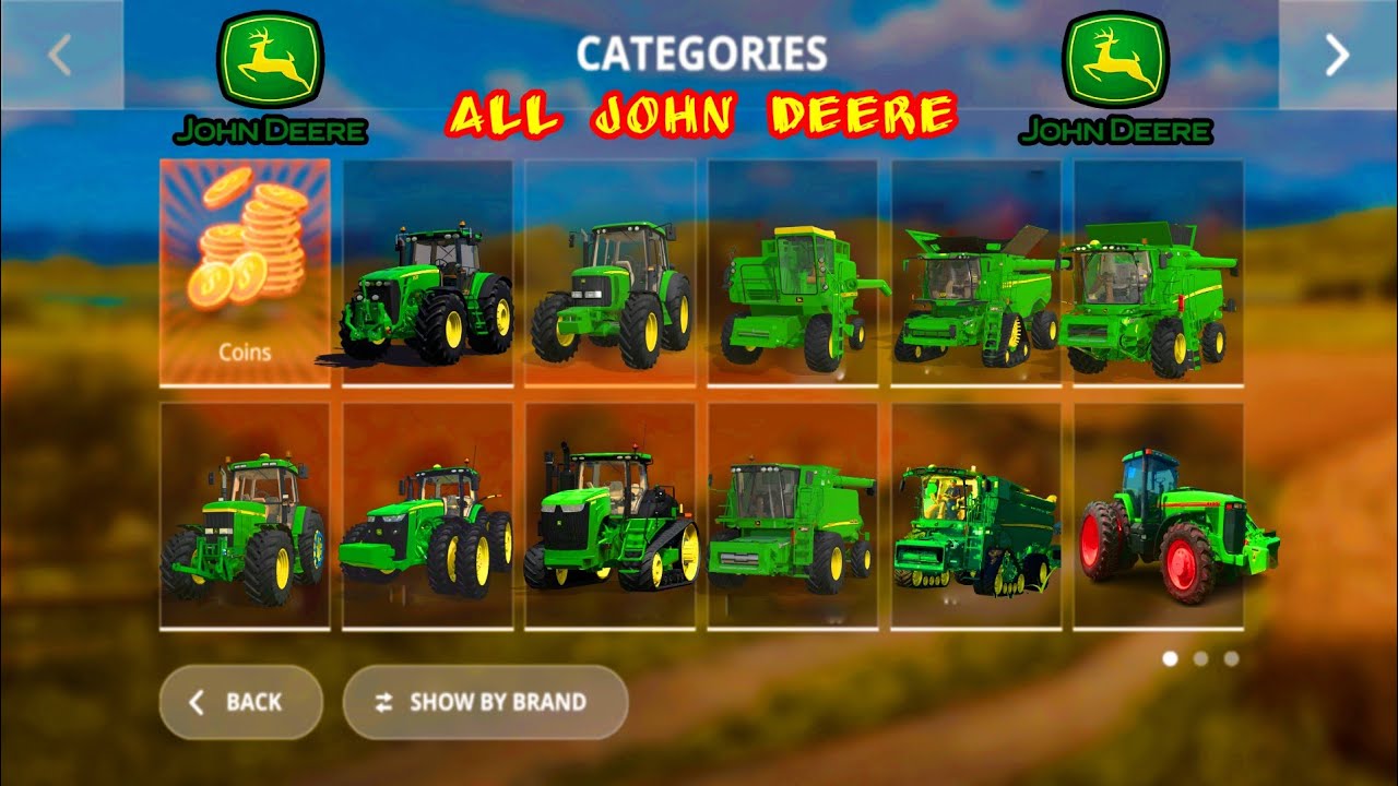 FS 20 ALL JOHN DEERE VEHICLES APK  LINK | FARMING SIMULATOR 20  | #fs20 #fs20newmap  #johndeere