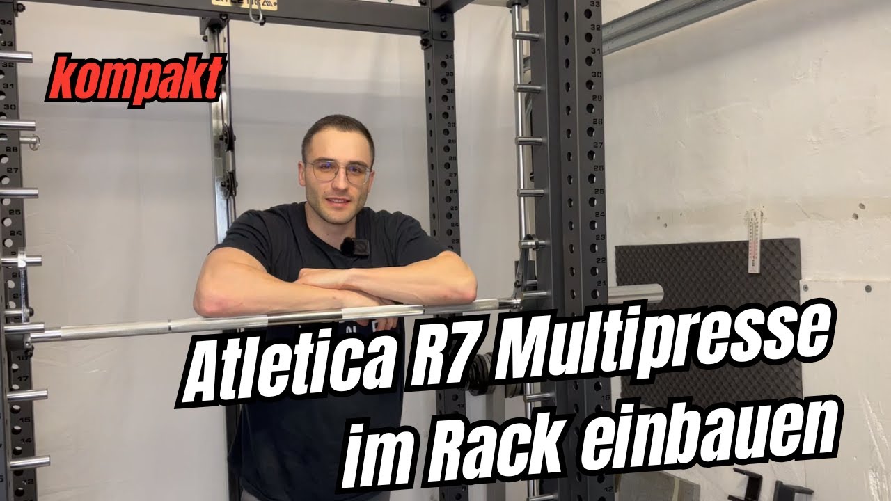 Atletica R7 Multipresse innerhalb vom Rack eingebaut - die bessere Alternative | R8 baugleich