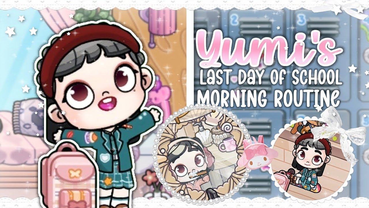 ✨️yumi's last day of school morning routine🎀💖 | Avatar World Roleplay | Pazu | *no voice* (asmr)