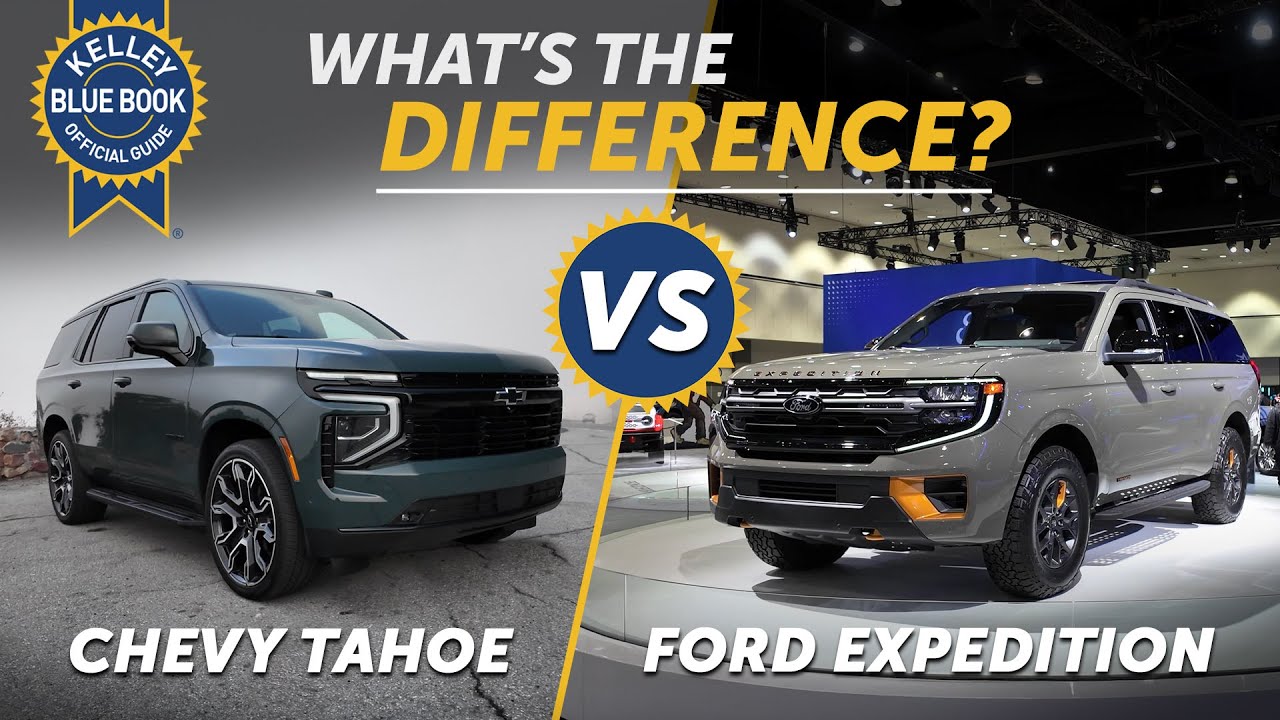 Chevy Tahoe 2025 года против Ford Expedition 2025 года | В чем разница?