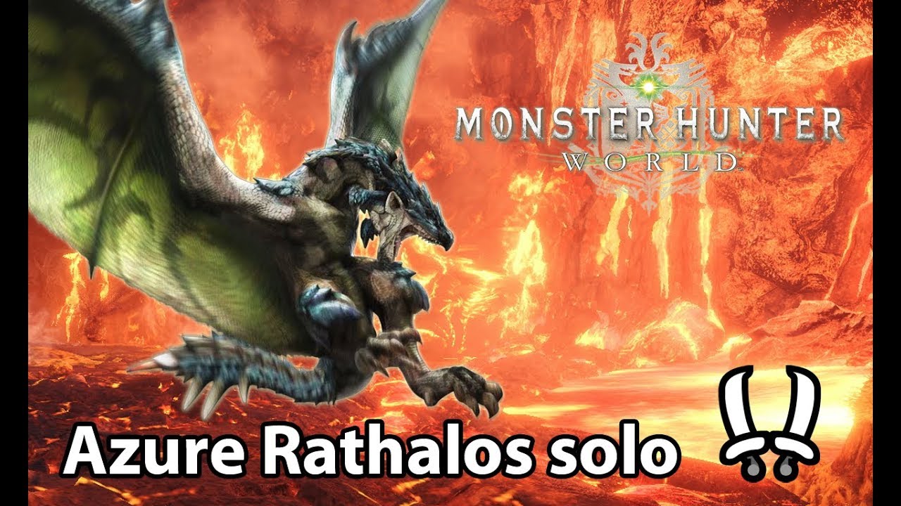 MHWorld | Azure Rathalos solo (Dual Blades) - 1'53