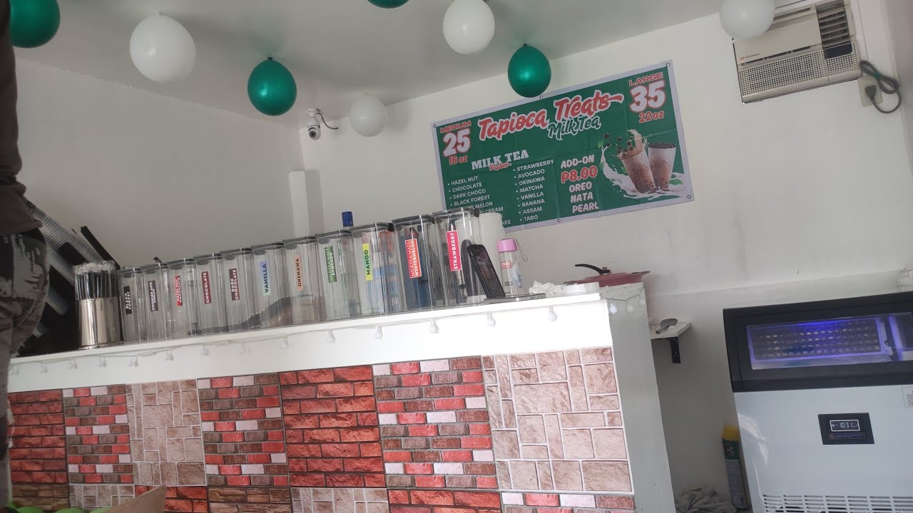 PREPARATION FOR GRAND OPENING OF TQPIOCA MILK TEA SHOP