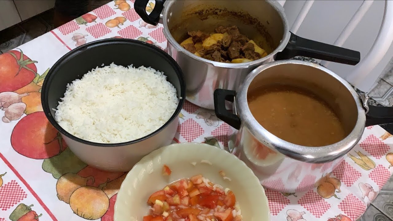 ALMOÇO COMPLETO DA MINHA MÃE | FIZ PÃO DOCE | DIA COMIGO❤️ | RECEITINHAS COM AMOR