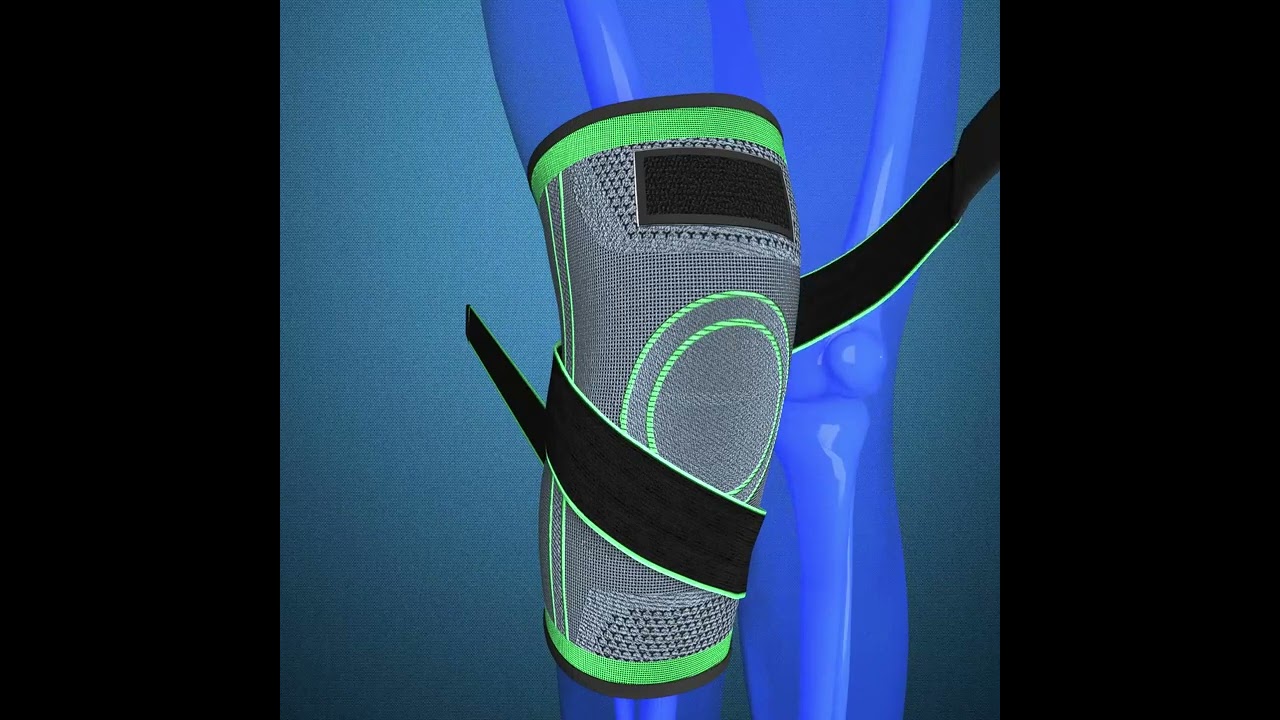 How to wear Knee cap | Knee Support for Gym| 3D Product Animation| Knee Pain relief