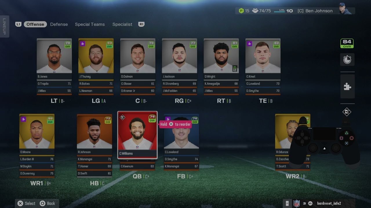 EA SPORTS Madden NFL 26 &ndash; How to Release Player in Franchise Mode