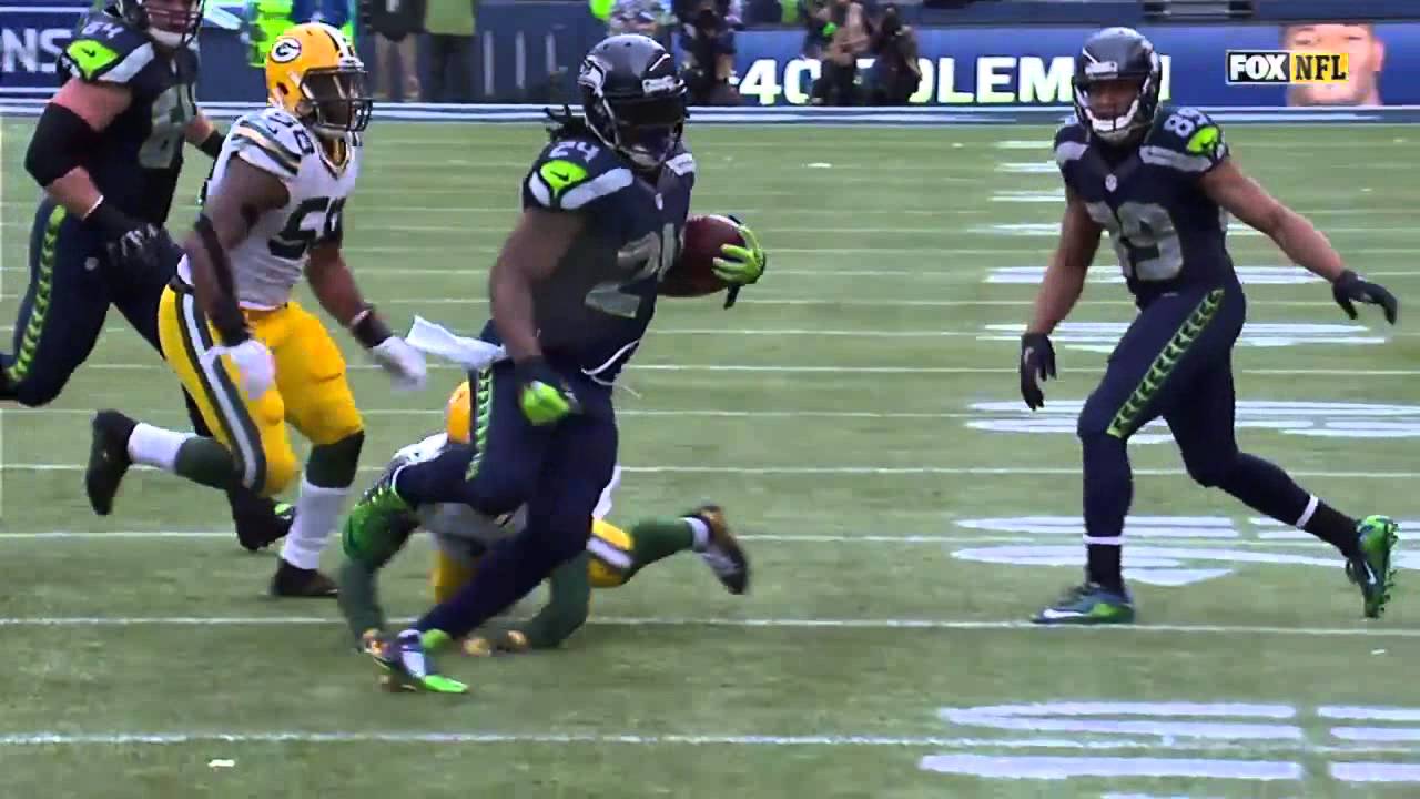 Marshawn Lynch romps in for six!