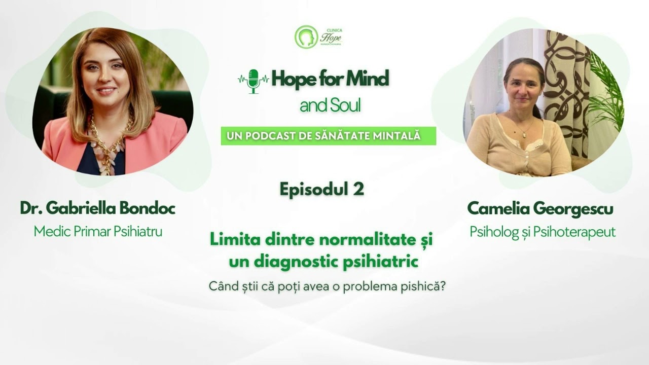 Limita dintre normalitate si un diagnostic psihiatric