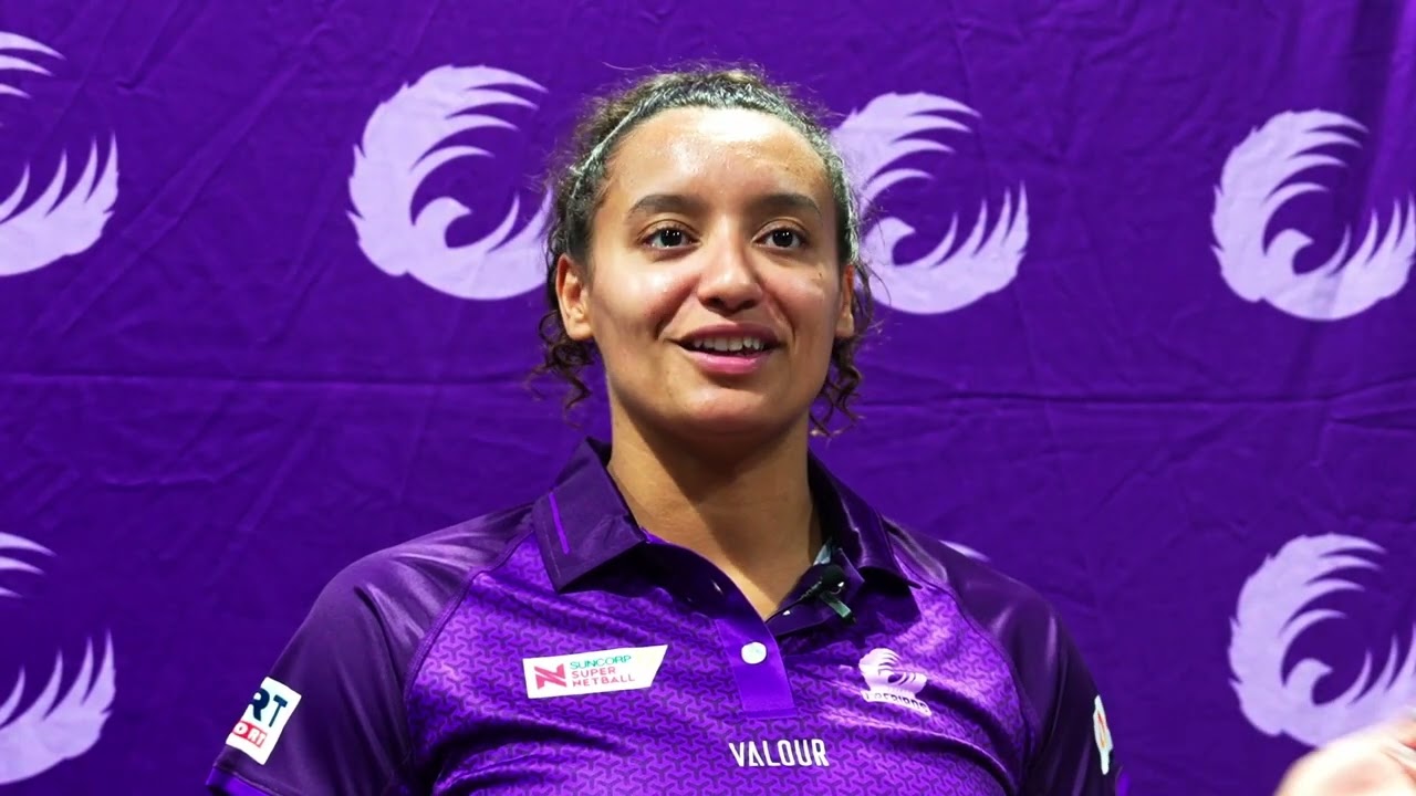 Imogen's first interview in purple💜