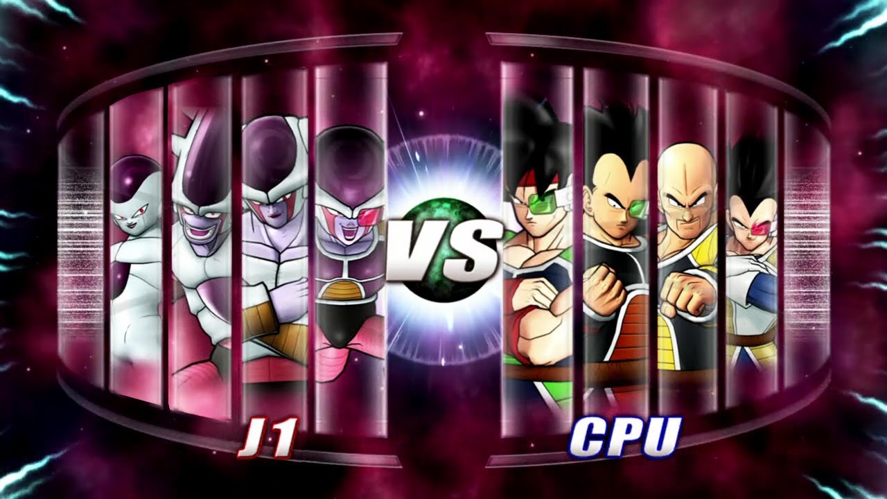 Dragon Ball Raging Blast 2 Freezer Forms vs Saiyans