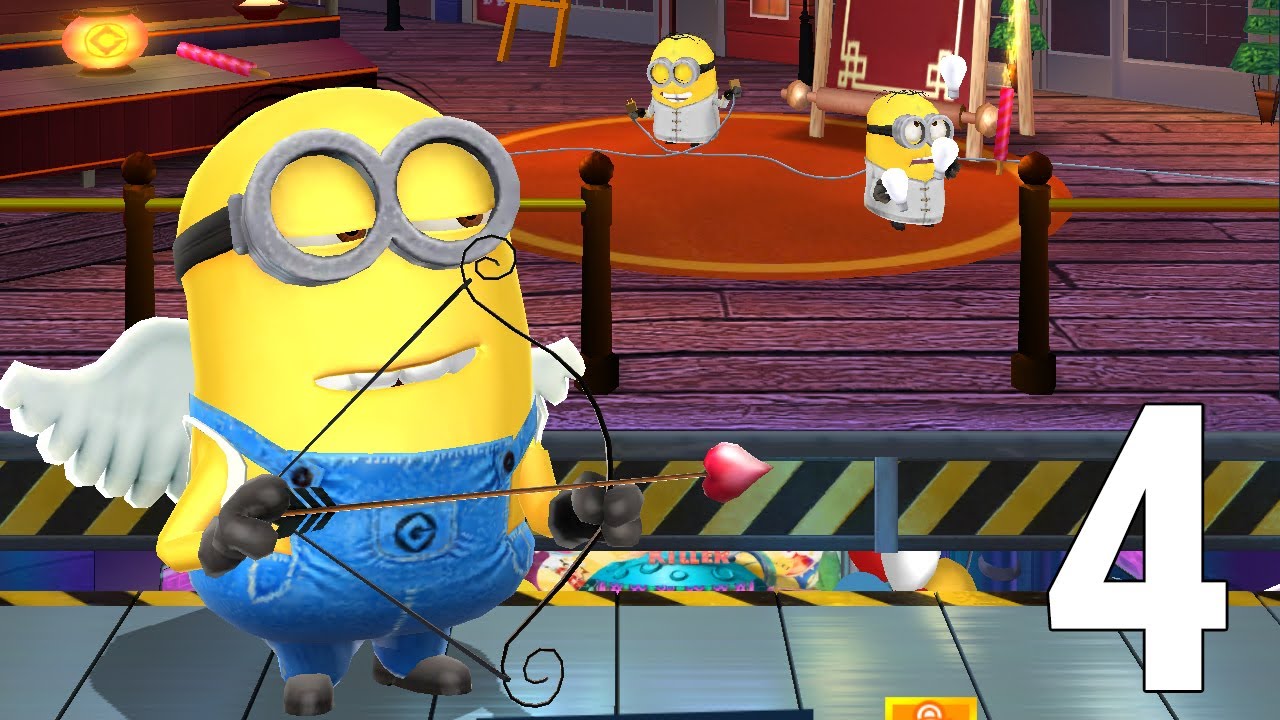Minion Rush Gameplay Part 4 - Lunar New Year Special Mission with Cupid (iOS/Android)