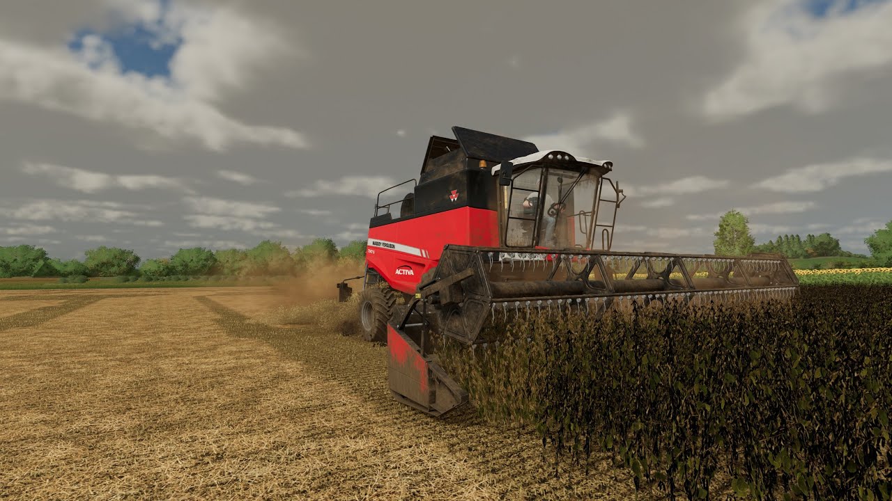 FS 22 Crocken Farm 4 (Poultry Farmer) Harvesting Fieldbean (Time-Lapse)