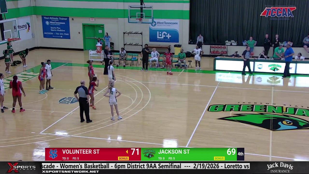 TCCAA Women's Basketball Game of the Week: Volunteer St vs. Jackson St