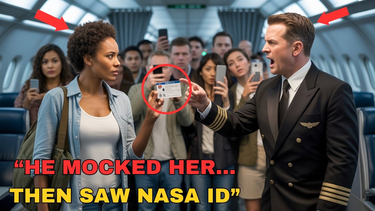 Pilot Refuses to Let Black Woman Enter — Seconds Later, Her NASA ID Stuns the Cockpit