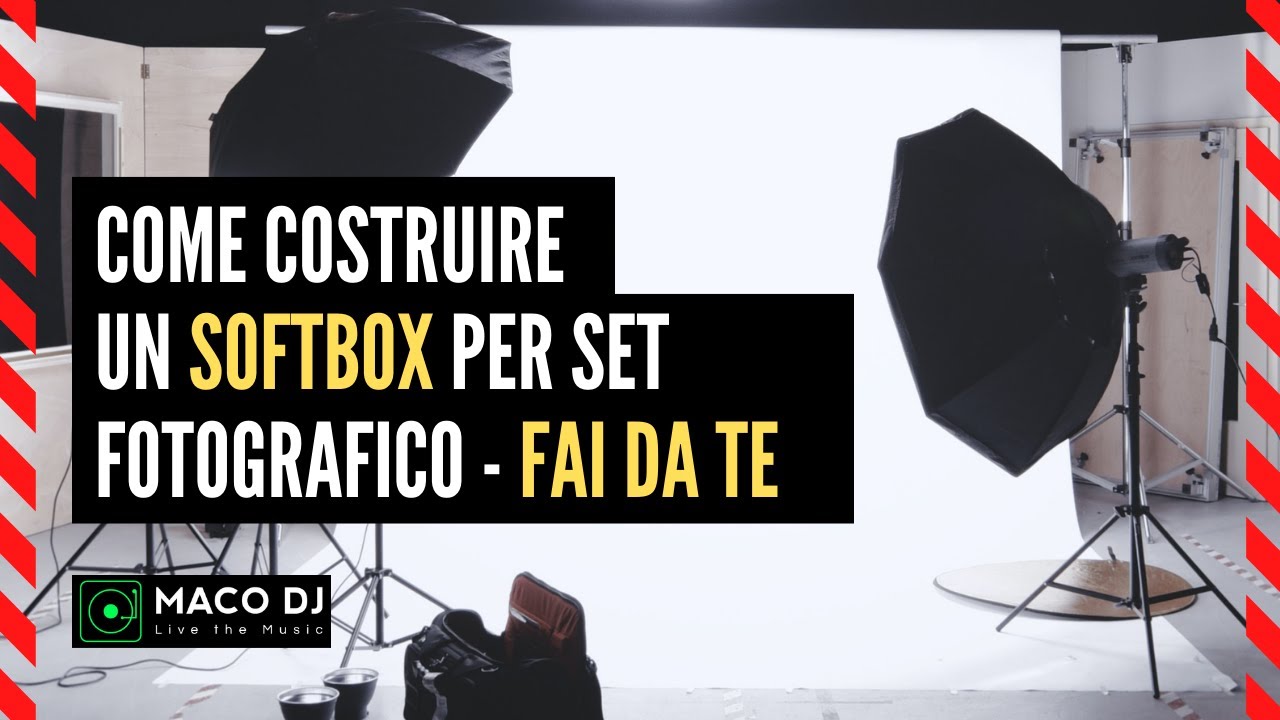 Come costruire un Softbox per set fotografico -  Fai Da Te