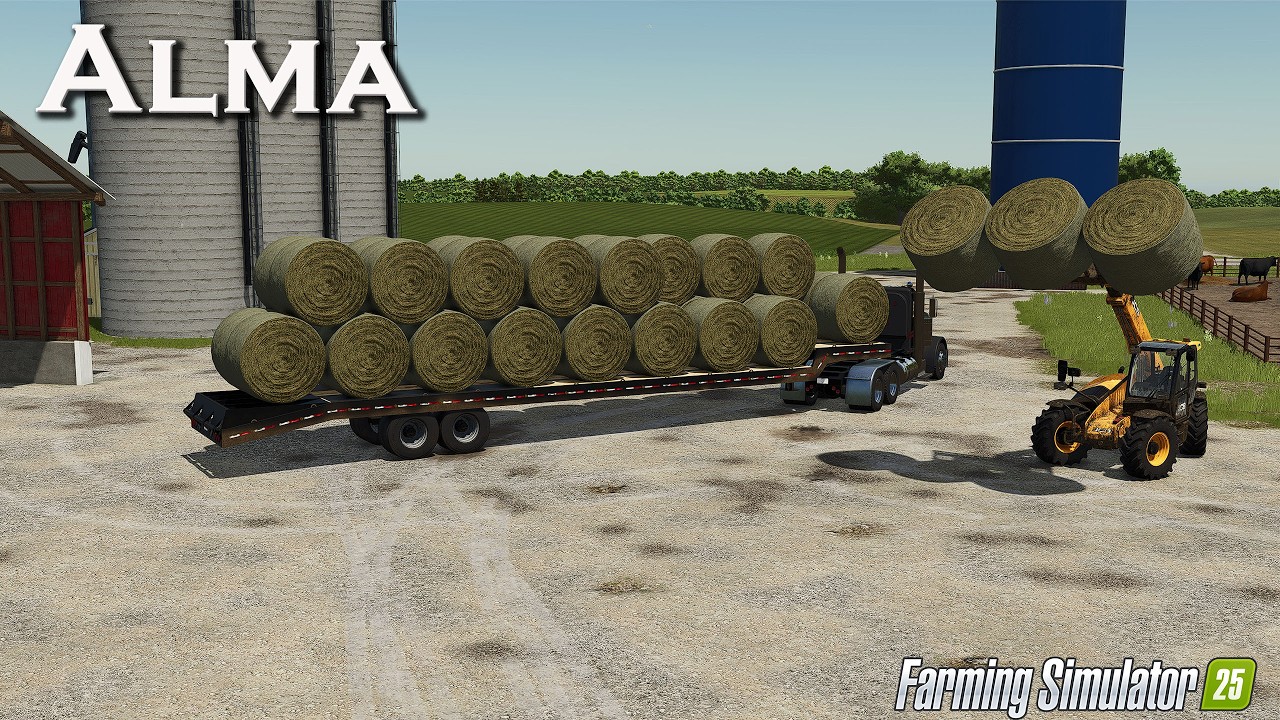 Cutting Alfalfa for Hay! Alma Missouri Fs25
