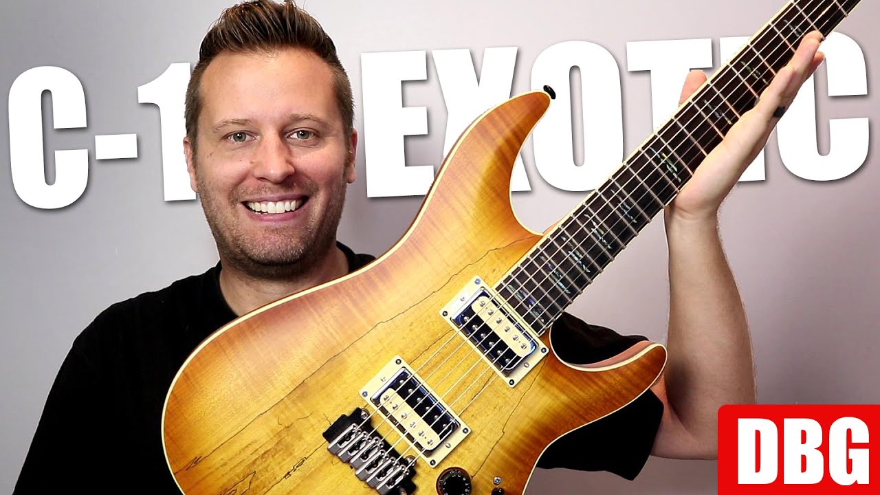The BEAUTIFUL SCHECTER C-1 Exotic! - Amazing Guitar at a Fantastic Price!