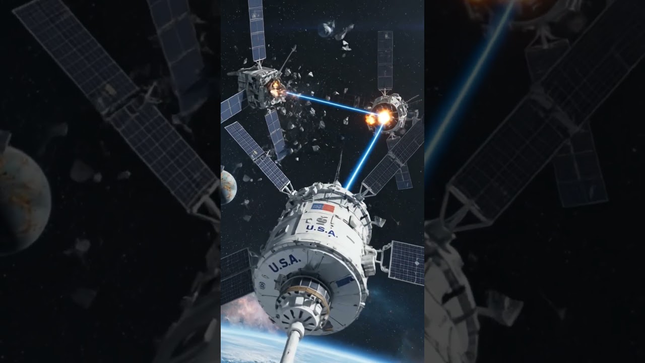 Spacewar between USA and chinese satellite 
