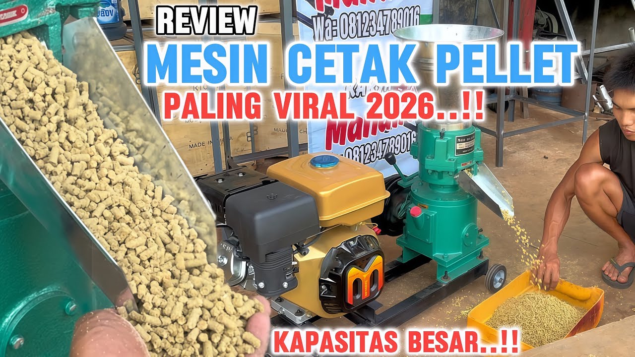 Banyak yang belum tau..!! Cara setting MESIN CETAK PELLET agar hasil bisa maksimal..!!