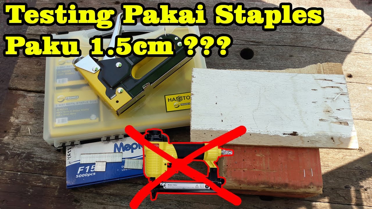 #Humijayatech - Testing Kekuatan Staples Tembak HASSTON Prohex 4090-004