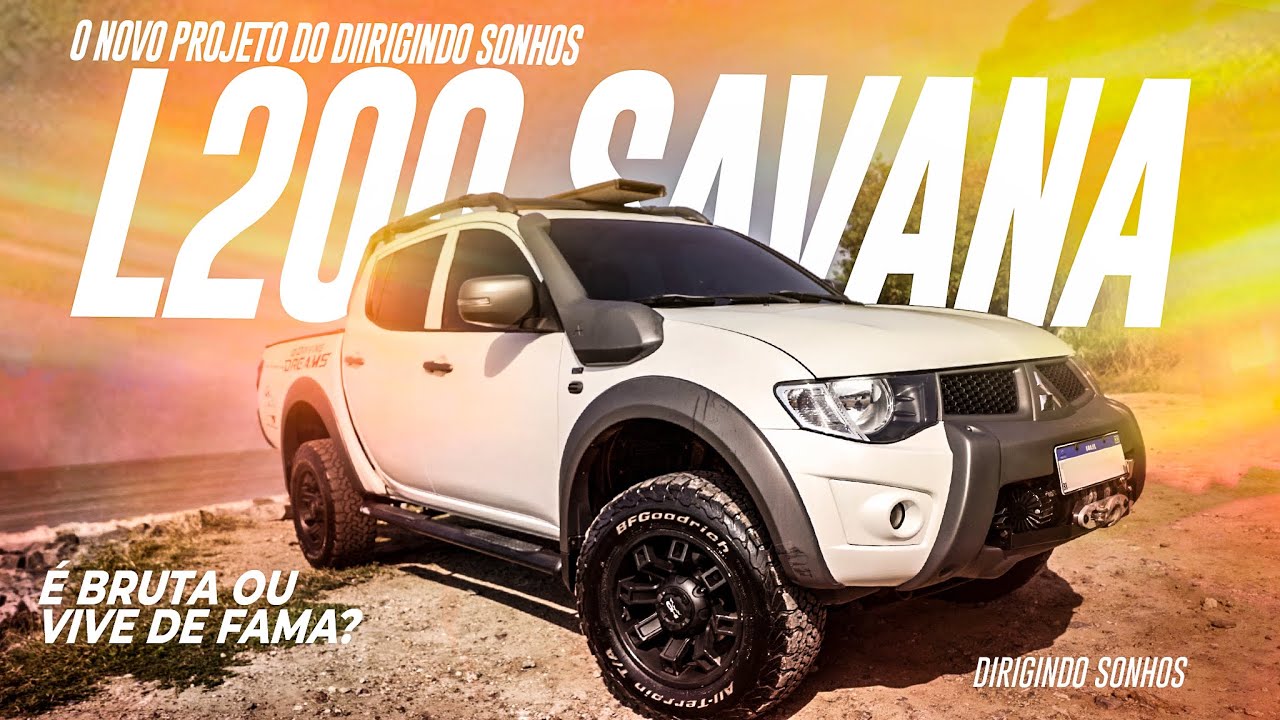 Bruta ou só tem fama? Mitsubishi L200 Triton Savana 2017 4x4 Avaliação completa!
