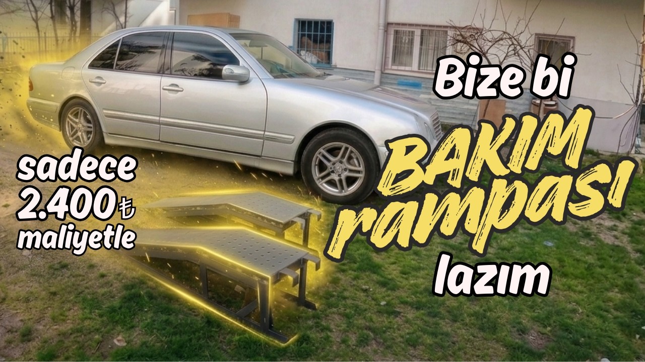 Kendi araç bakım rampamızı yaptık (Çeyrek fiyatına)