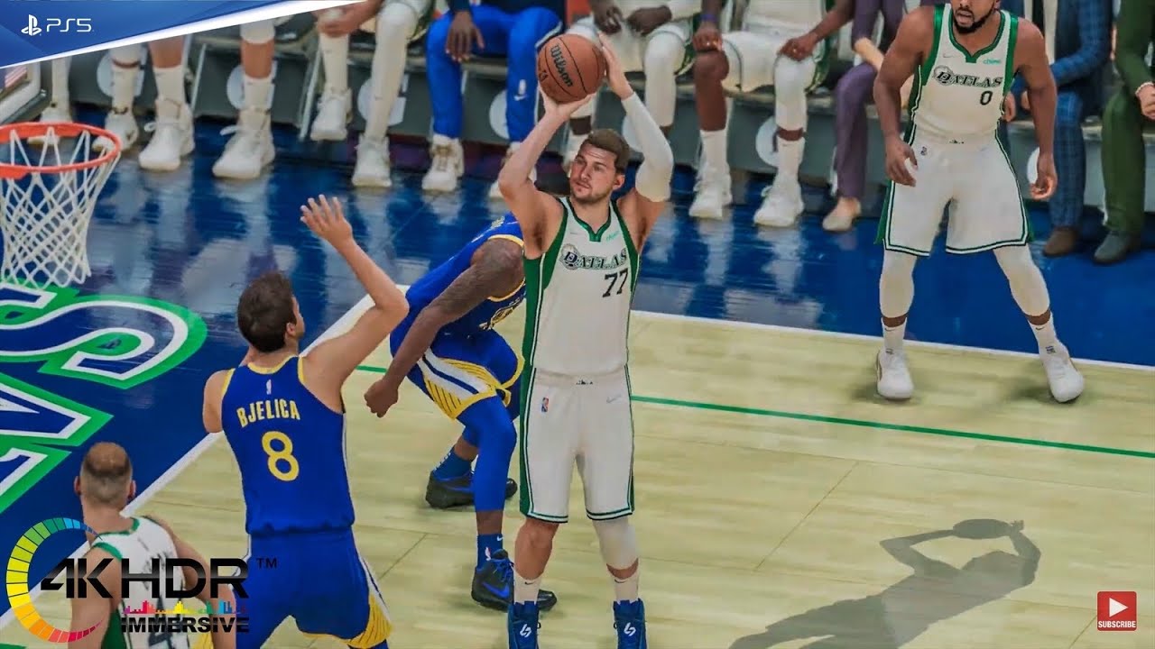 Golden State Warriors vs Dallas Mavericks 4K! Full Game Highlights! NBA 2K22 PS5 Gameplay