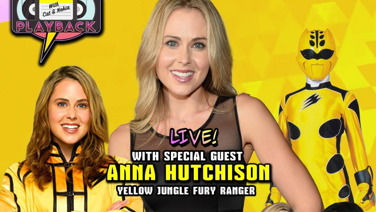 Live with Power Ranger Anna Hutchinson from Jungle Fury