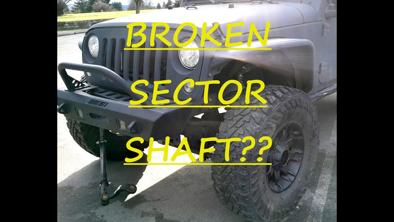 Steering box sector shaft breakage on Jeeps and other 4x4's