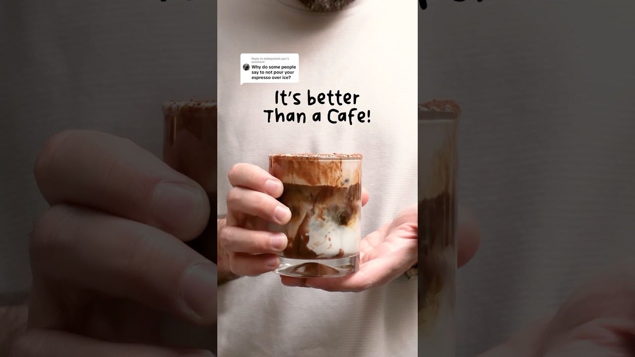 This is Why A Homemade Iced Latte Tastes Better! 