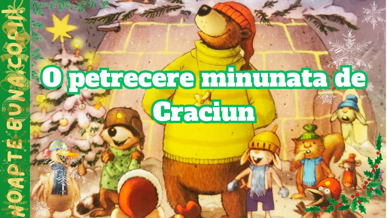 O petrecere minunata de🎅🏻 Craciun 🎄 🐰🐻 Iepurila si Ursoc