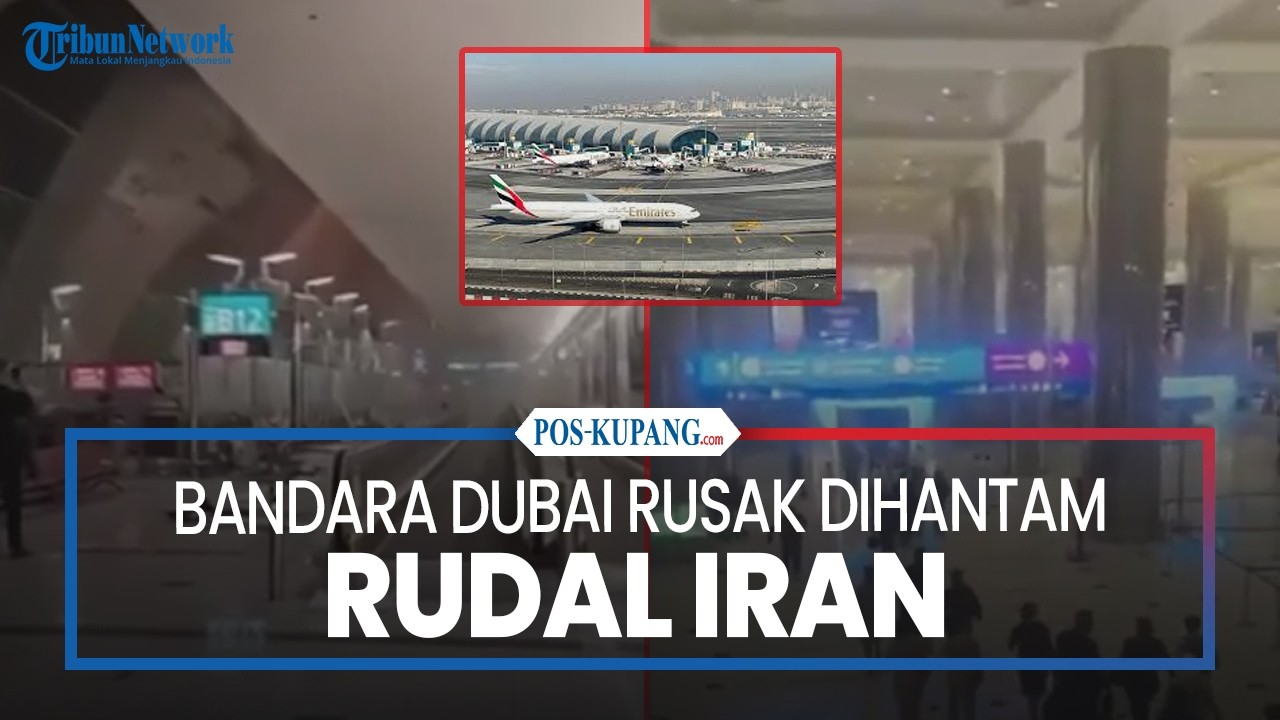 Bandara Internasional Dubai Rusak Dihantam Rudal Iran