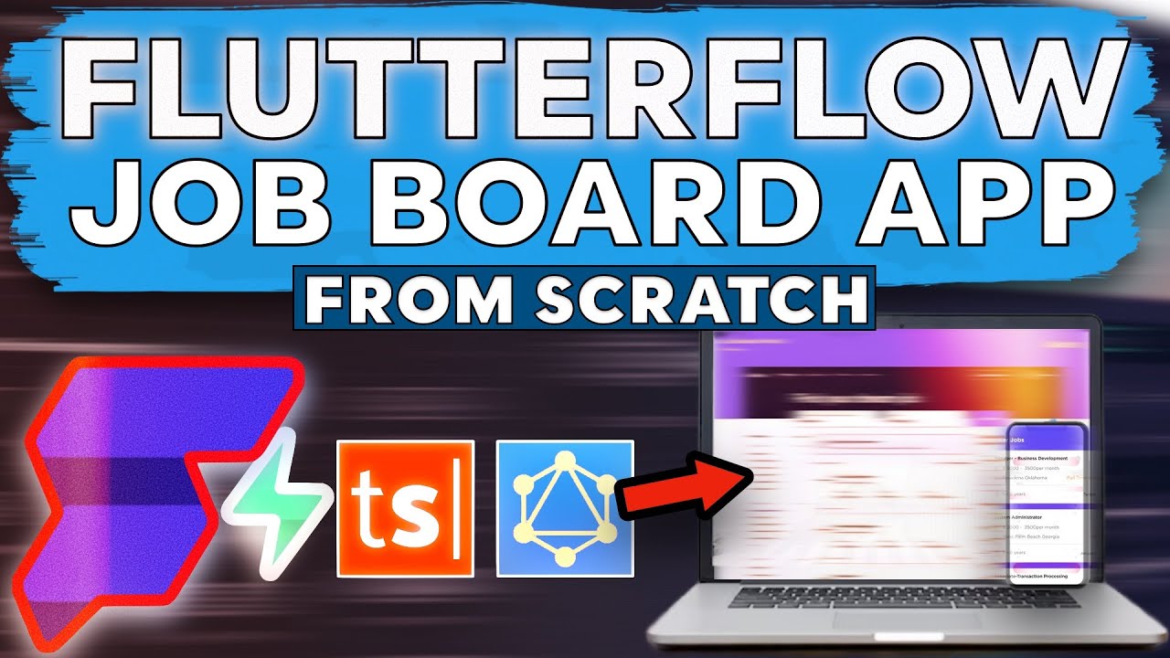 Build A Job Board App With FlutterFlow, Supabase, GraphQL and TypeSense (Step by Step From Scratch)