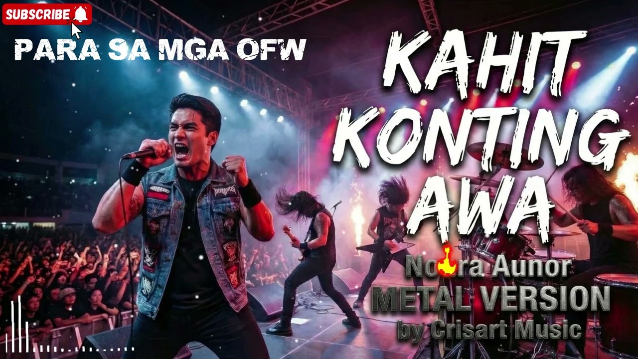 KAHIT KONTING AWA  (Nora Aunor) Metal Version ( Crisart Music)