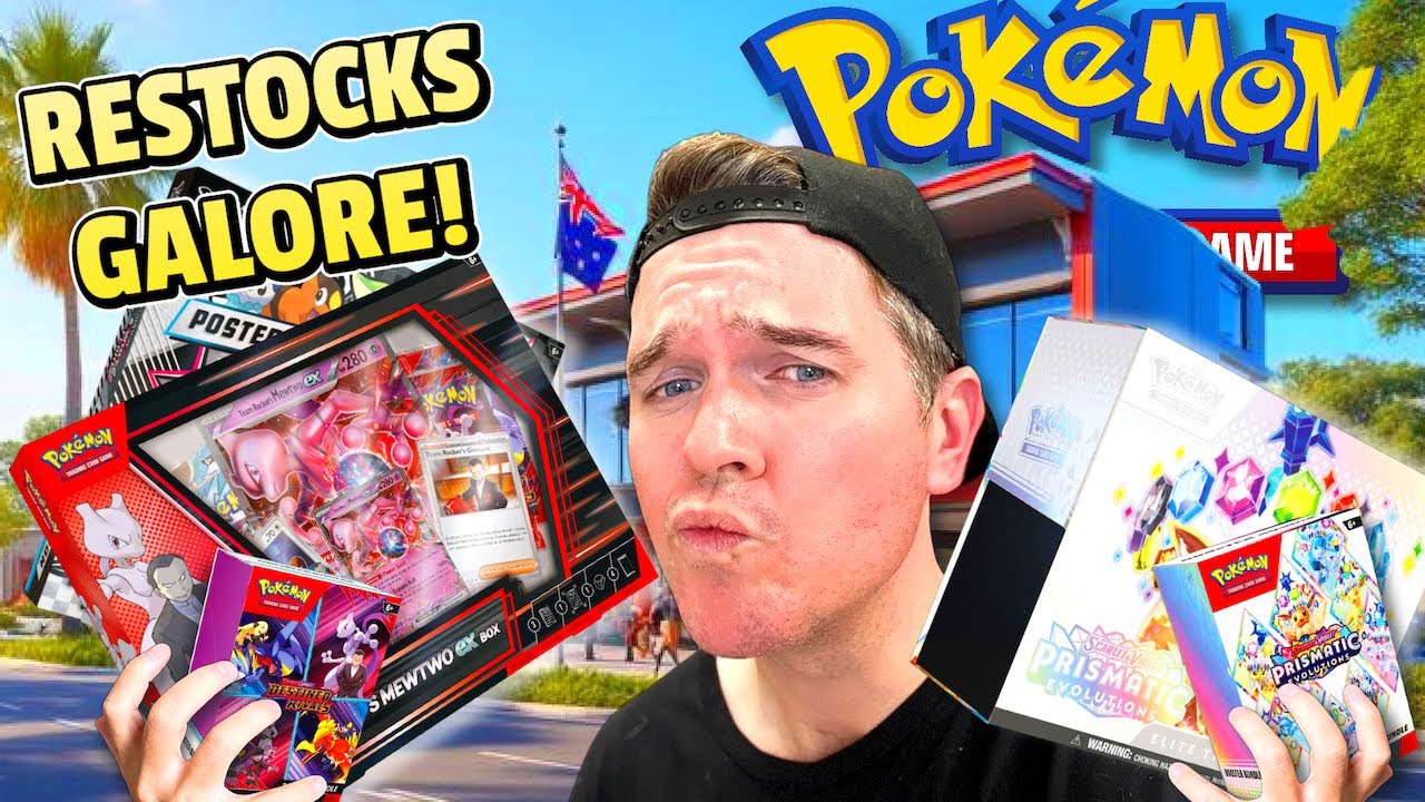 Hunting Pokemon Cards On Easy Mode in Australia (& opening them)